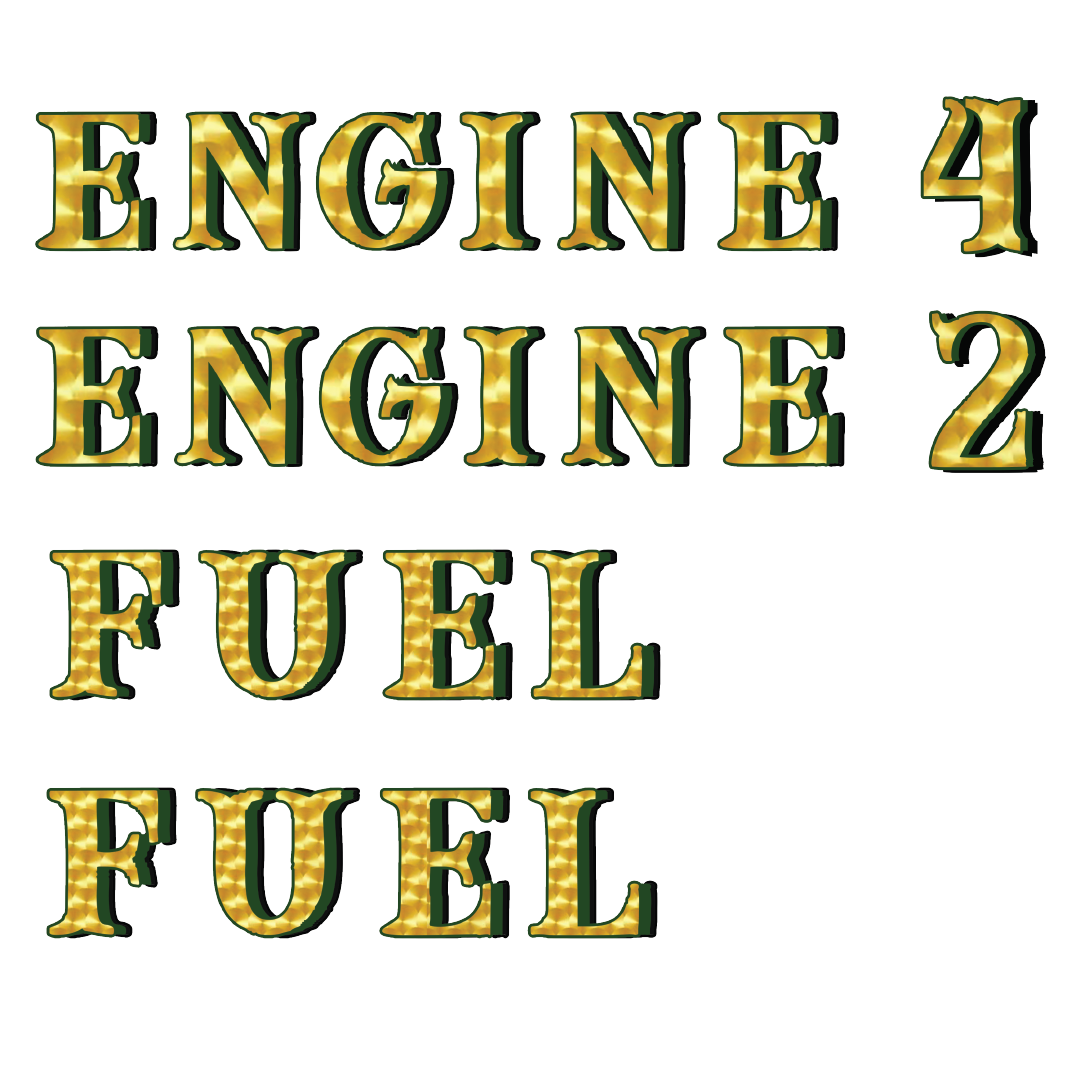 Norwich Fire Department  truck lettering illustration